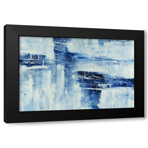 Fade Out Black Modern Wood Framed Art Print with Double Matting by Schicker, Joshua