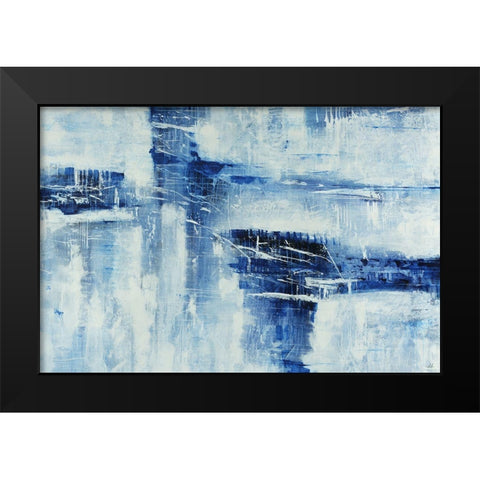 Fade Out Black Modern Wood Framed Art Print by Schicker, Joshua