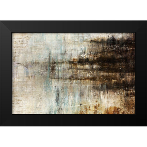 Frequency Black Modern Wood Framed Art Print by Henry, Alexys