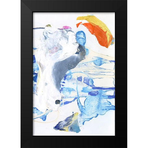 Evidence II Black Modern Wood Framed Art Print by Fuchs, Jodi