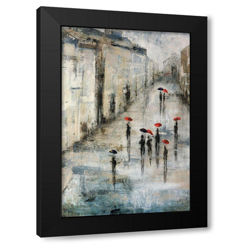 Promenade Black Modern Wood Framed Art Print by Schicker, Joshua