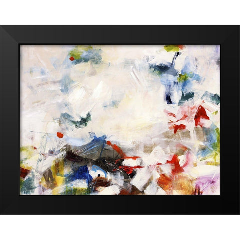 Rainbow Cover Up II Black Modern Wood Framed Art Print by Maas, Jodi
