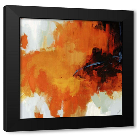 Red Tail II Black Modern Wood Framed Art Print with Double Matting by Edmunds, Sydney