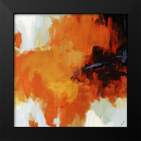 Red Tail II Black Modern Wood Framed Art Print by Edmunds, Sydney