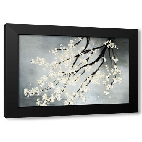 Cherry Tree Black Modern Wood Framed Art Print by Taylor, Kari