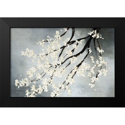 Cherry Tree Black Modern Wood Framed Art Print by Taylor, Kari