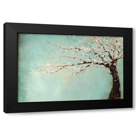 Windy Day Black Modern Wood Framed Art Print by Taylor, Kari