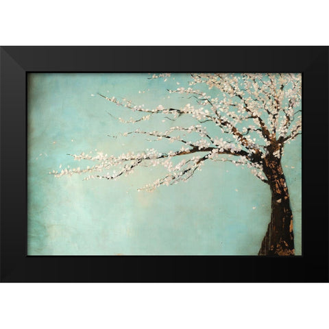 Windy Day Black Modern Wood Framed Art Print by Taylor, Kari
