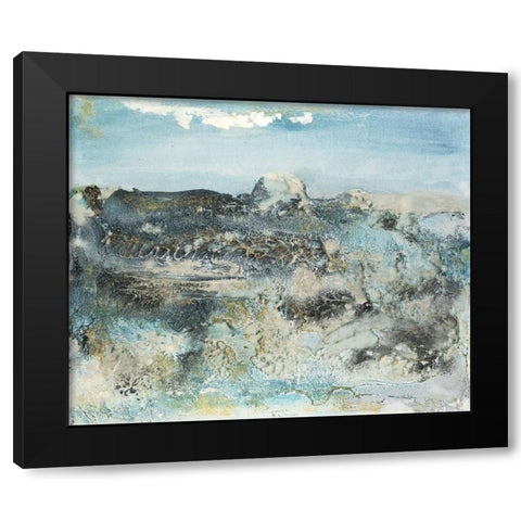Pattern of Peace I Black Modern Wood Framed Art Print by Bramma, Lila