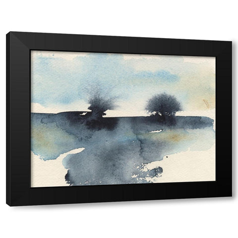 Upheval I Black Modern Wood Framed Art Print by Moore, Regina