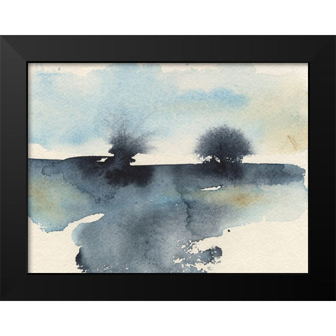 Upheval I Black Modern Wood Framed Art Print by Moore, Regina