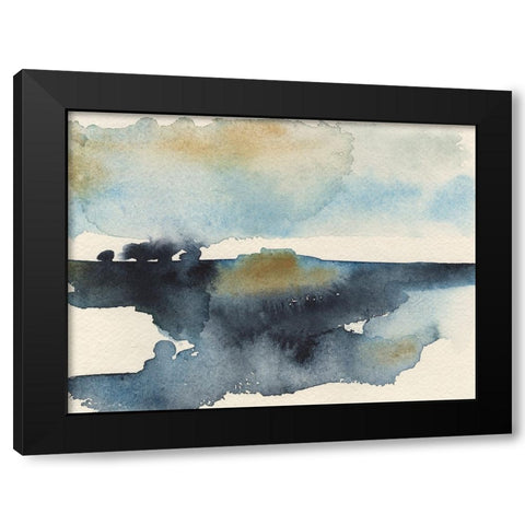 Upheval III Black Modern Wood Framed Art Print by Moore, Regina