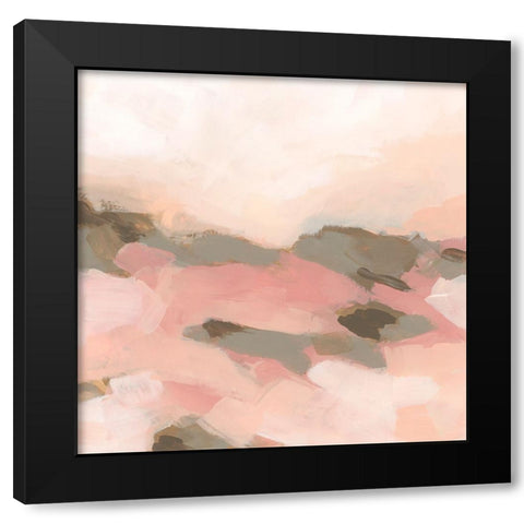 Desert Rose Valley I Black Modern Wood Framed Art Print by Vess, June Erica