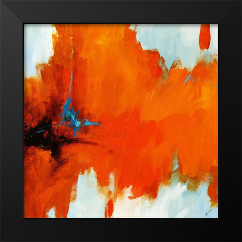 Red Tail III Black Modern Wood Framed Art Print by Edmunds, Sydney