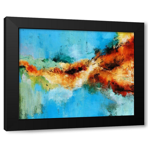 Sun Dance Black Modern Wood Framed Art Print with Double Matting by Edmunds, Sydney