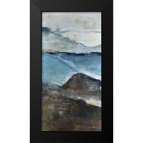 Ancient View I Black Modern Wood Framed Art Print by Bramma, Lila