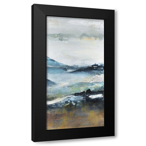 Ancient View III Black Modern Wood Framed Art Print with Double Matting by Bramma, Lila