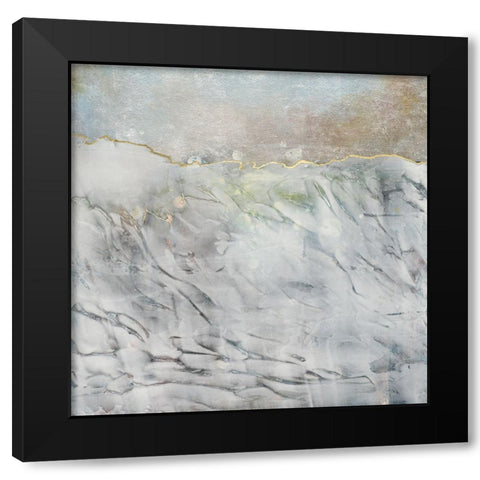 Dare to Face II Black Modern Wood Framed Art Print by Bramma, Lila