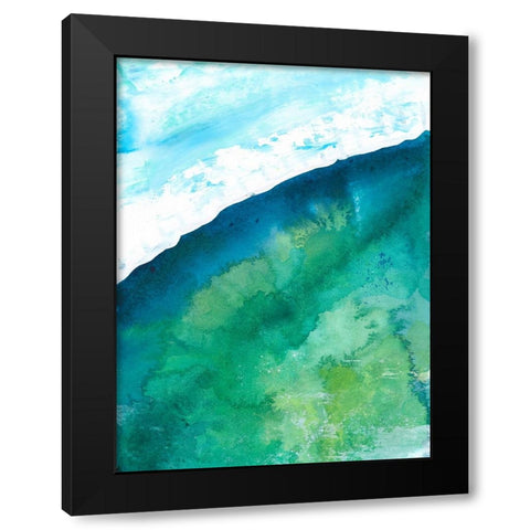 New Air II Black Modern Wood Framed Art Print by Kaelber, Renee