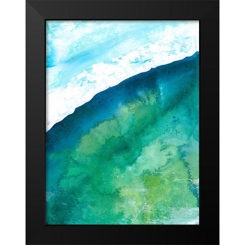 New Air II Black Modern Wood Framed Art Print by Kaelber, Renee
