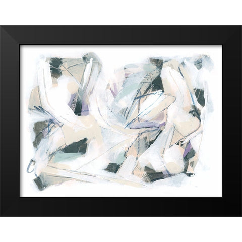 Arctic Helix I Black Modern Wood Framed Art Print by Vess, June Erica
