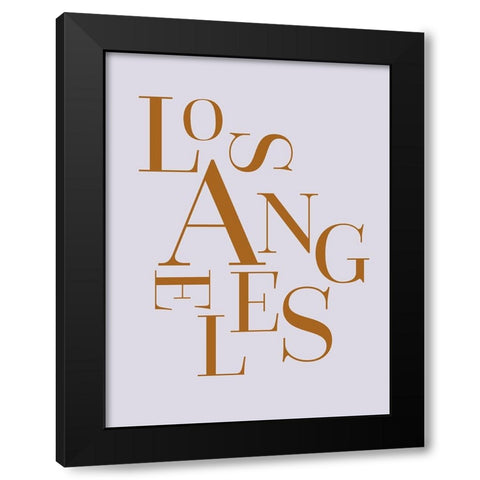 City Center Type III Black Modern Wood Framed Art Print with Double Matting by Green, Jacob