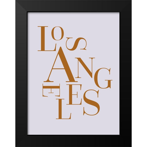 City Center Type III Black Modern Wood Framed Art Print by Green, Jacob