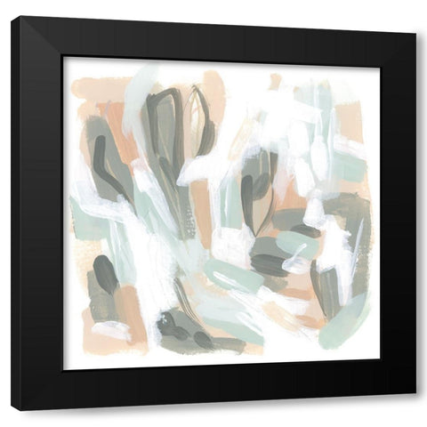 Riff Time II Black Modern Wood Framed Art Print with Double Matting by Vess, June Erica