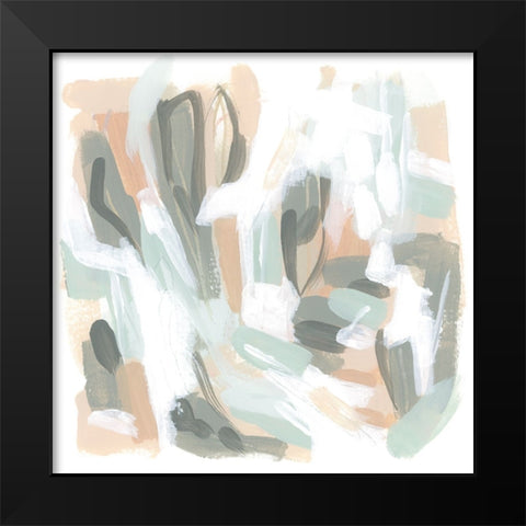 Riff Time II Black Modern Wood Framed Art Print by Vess, June Erica