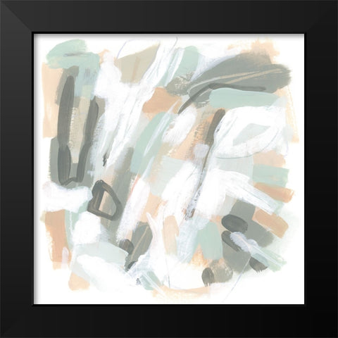 Riff Time III Black Modern Wood Framed Art Print by Vess, June Erica