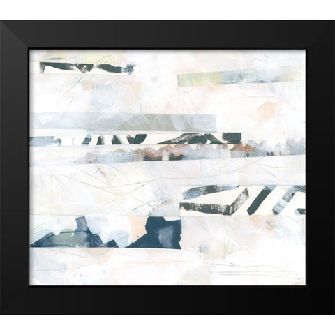 Pattern Camouflage I Black Modern Wood Framed Art Print by Vess, June Erica