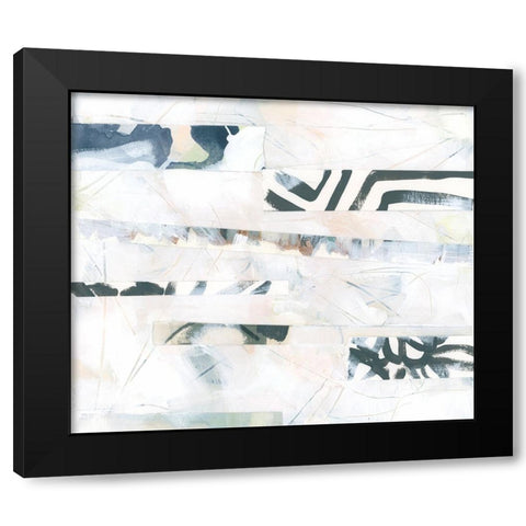 Pattern Camouflage II Black Modern Wood Framed Art Print by Vess, June Erica