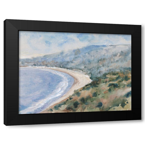 Coastal Mist I Black Modern Wood Framed Art Print with Double Matting by OToole, Tim