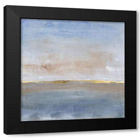 Visible Horizon I Black Modern Wood Framed Art Print with Double Matting by OToole, Tim