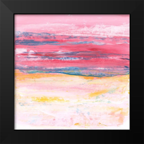 Kona Sunset I Black Modern Wood Framed Art Print by Kaelber, Renee