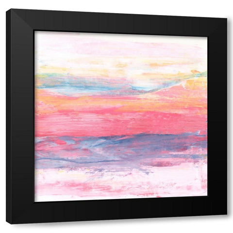 Kona Sunset II Black Modern Wood Framed Art Print by Kaelber, Renee