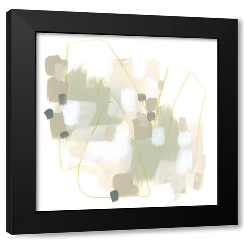 Sage Cartography IV Black Modern Wood Framed Art Print by Vess, June Erica