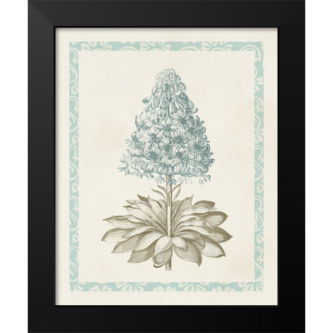 Willow Blue Besler VI Black Modern Wood Framed Art Print by Vision Studio