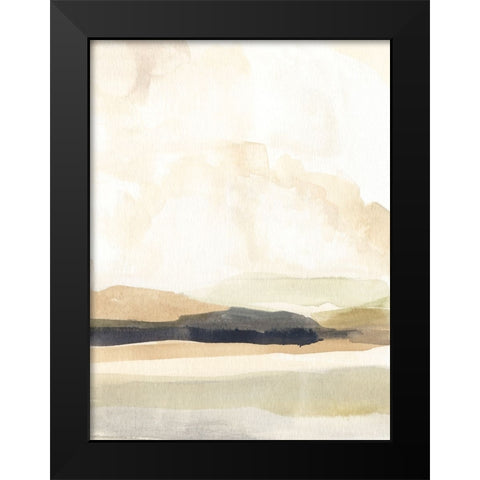 Slate Movement I Black Modern Wood Framed Art Print by Warren, Annie