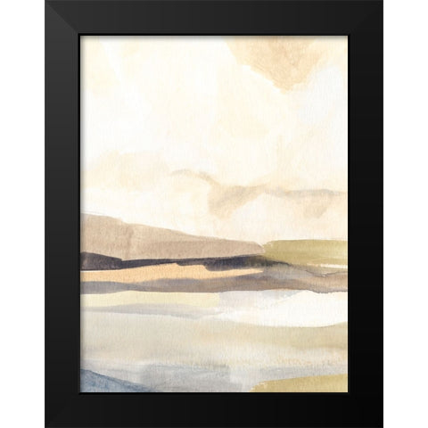 Slate Movement III Black Modern Wood Framed Art Print by Warren, Annie