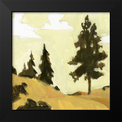 State Park Pine Sketch I Black Modern Wood Framed Art Print by Green, Jacob