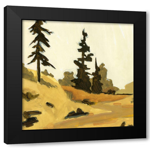 State Park Pine Sketch II Black Modern Wood Framed Art Print by Green, Jacob