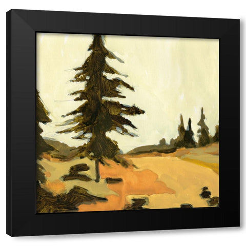 State Park Pine Sketch IV Black Modern Wood Framed Art Print by Green, Jacob