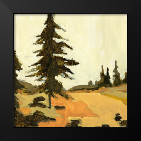 State Park Pine Sketch IV Black Modern Wood Framed Art Print by Green, Jacob