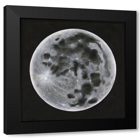 Celestial Spheres I Black Modern Wood Framed Art Print by Willett, Michael