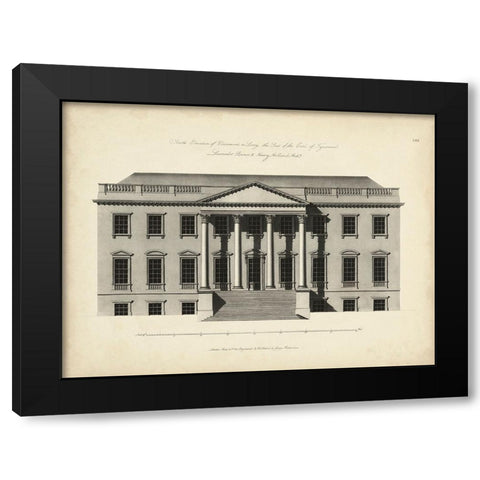Richardson Architecture II Black Modern Wood Framed Art Print by Richardson, George