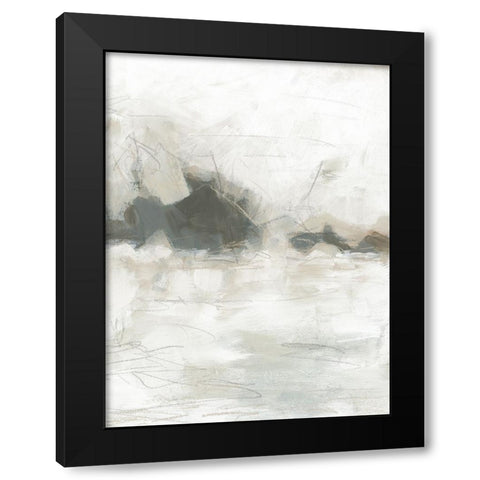 Horizon Break I Black Modern Wood Framed Art Print by Vess, June Erica