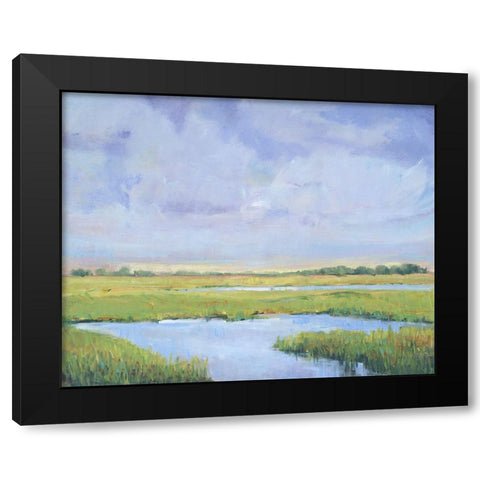 Summer Marsh I Black Modern Wood Framed Art Print by OToole, Tim