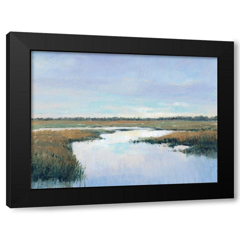 Coastal Plains I Black Modern Wood Framed Art Print by OToole, Tim