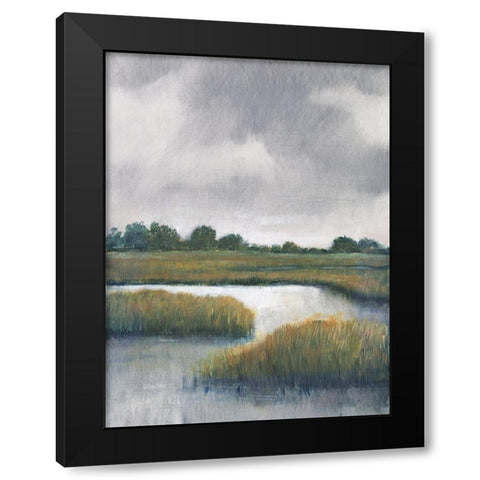Salt Marshes I Black Modern Wood Framed Art Print by OToole, Tim